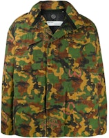 Off-White Camo Padded Field Jacket Camo/Black Off-White Camo Padded Field Jacket Camo/Black
