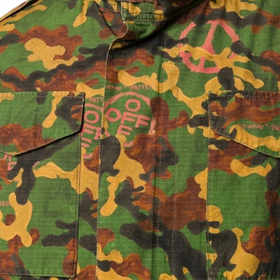 Off-White Camo Padded Field Jacket Camo/Black Order Off-White Camo Padded Field Jacket Camo/Black