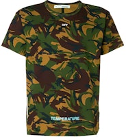 OFF-WHITE Camo T-shirt Thorn Arrow Graphic Short Sleeve OMAA002S188780129901 OFF-WHITE Camo T-shirt Thorn Arrow Graphic Short Sleeve OMAA002S188780129901