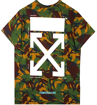 OFF-WHITE 迷彩短袖T恤 刺箭Logo圖案 OMAA002S188780129901 Lookbook OFF-WHITE 迷彩短袖T恤 刺箭Logo圖案 OMAA002S188780129901