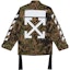 Order Jaket Medan Off-White Camouflage Diag Hijau Tentera/Coklat