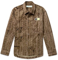 Off-White Camouflage Print Overshirt Camo Off-White Camouflage Print Overshirt Camo