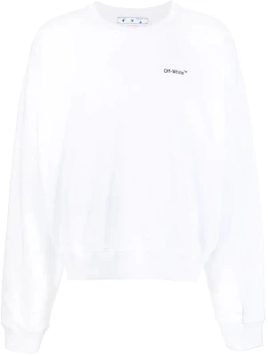 OFF-WHITE Caravaggio Arrow Print Crewneck Sweatshirt White OMBA058C99FLE00201100110 Buy OFF-WHITE Caravaggio Arrow Print Crewneck Sweatshirt White OMBA058C99FLE00201100110