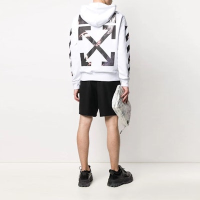 Off-White Caravaggio Arrows Hoodie White/Multicolor Purchase Off-White Caravaggio Arrows Hoodie White/Multicolor