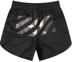 Off-White Caravaggio Arrows Mesh Shorts Black/Multicolor Off-White Caravaggio Arrows Mesh Shorts Black/Multicolor