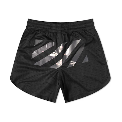 Off-White Caravaggio Arrows Mesh Shorts Black/Multicolor