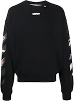 Off-White Caravaggio Arrows Over Sweatshirt Black/Mutlicolor Off-White Caravaggio Arrows Over Sweatshirt Black/Mutlicolor