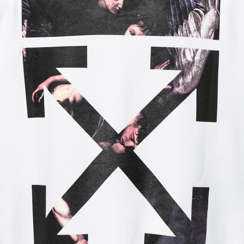 Order Off-White 卡拉瓦喬箭頭拉鍊連帽外套 白色