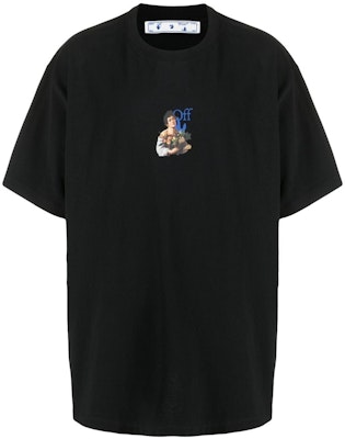 OFF-WHITE Caravaggio Boy T-shirt Black/Blue Buy OFF-WHITE Caravaggio Boy T-shirt Black/Blue
