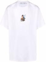 Off-White Caravaggio Boy T-shirt White/Blue Off-White Caravaggio Boy T-shirt White/Blue
