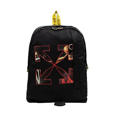 OFF-WHITE Caravaggio Easy Backpack Black/Red