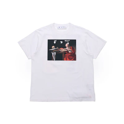 OFF-WHITE Caravaggio S/S Over Tee White/Red