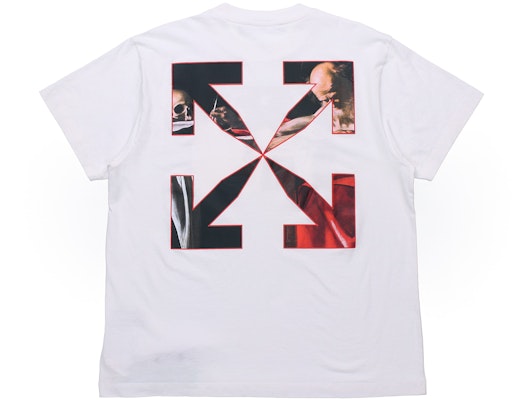 OFF-WHITE Caravaggio S/S Over Tee White/Red Order OFF-WHITE Caravaggio S/S Over Tee White/Red