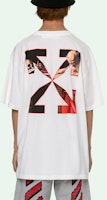 OFF-WHITE Camiseta Caravaggio Manga Corta Blanca/Roja OMAA038R21JER0030125 Shop OFF-WHITE Camiseta Caravaggio Manga Corta Blanca/Roja OMAA038R21JER0030125