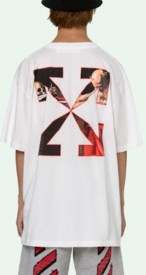 OFF-WHITE Caravaggio S/S Over Tee White/Red Shop OFF-WHITE Caravaggio S/S Over Tee White/Red