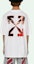Shop OFF-WHITE Caravaggio S/S Over Tee White/Red