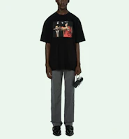 Order Camiseta Off-White Caravaggio Manga Corta 'Negro/Rojo' OMAA038R21JER0031025