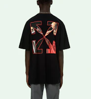 Shop Camiseta Off-White Caravaggio Manga Corta 'Negro/Rojo' OMAA038R21JER0031025