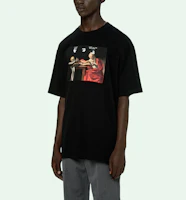 Sizing Camiseta Off-White Caravaggio Manga Corta 'Negro/Rojo' OMAA038R21JER0031025