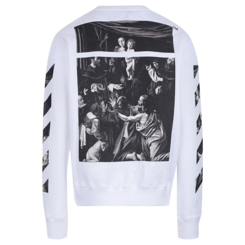 Off-White Caravaggio Square Graphic Sweatshirt White/Multicolor 圖 2