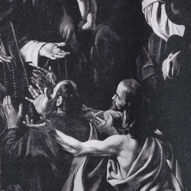 Off-White Caravaggio Square Graphic Sweatshirt White/Multicolor 圖 3