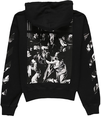 Off-White Caravaggio Square Over Hoodie Black/Multicolor Order Off-White Caravaggio Square Over Hoodie Black/Multicolor