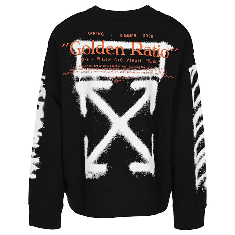 Order Off-White Cartoon Golden Ratio Incompiuto Sweatshirt Black/White