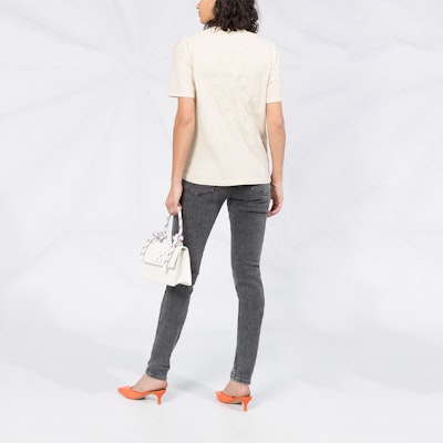 Off-White Casual Arrows T-Shirt Ecru/Ecru Shop Off-White Casual Arrows T-Shirt Ecru/Ecru