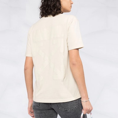 Off-White Casual Arrows T-Shirt Ecru/Ecru Purchase Off-White Casual Arrows T-Shirt Ecru/Ecru