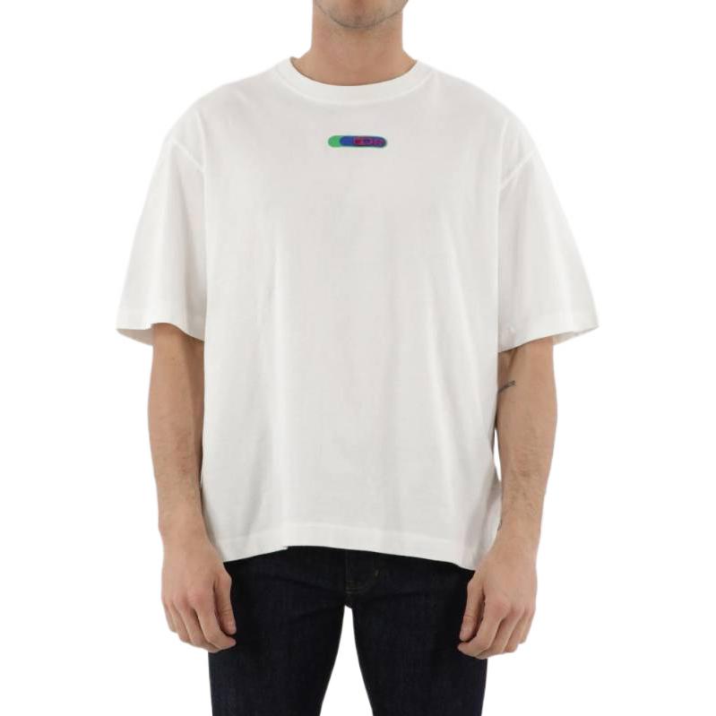 OFF-WHITE Casual Crewneck Short Sleeve T-Shirt White () OMAA120S22JER0020155 圖 3