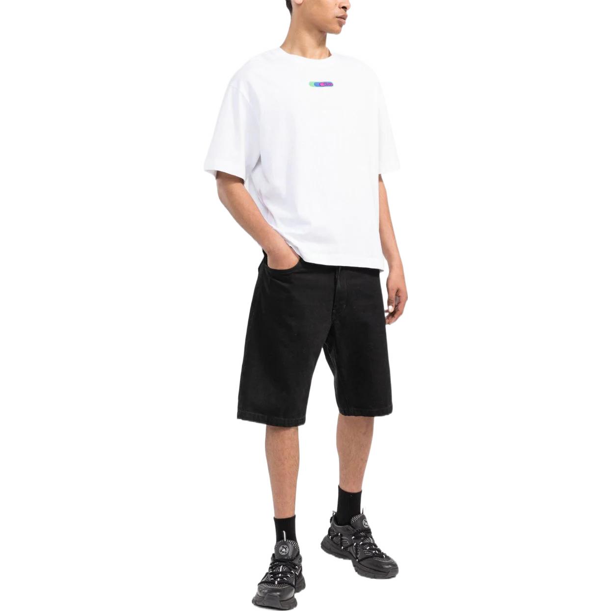 OFF-WHITE Casual Crewneck Short Sleeve T-Shirt White () OMAA120S22JER0020155 圖 5
