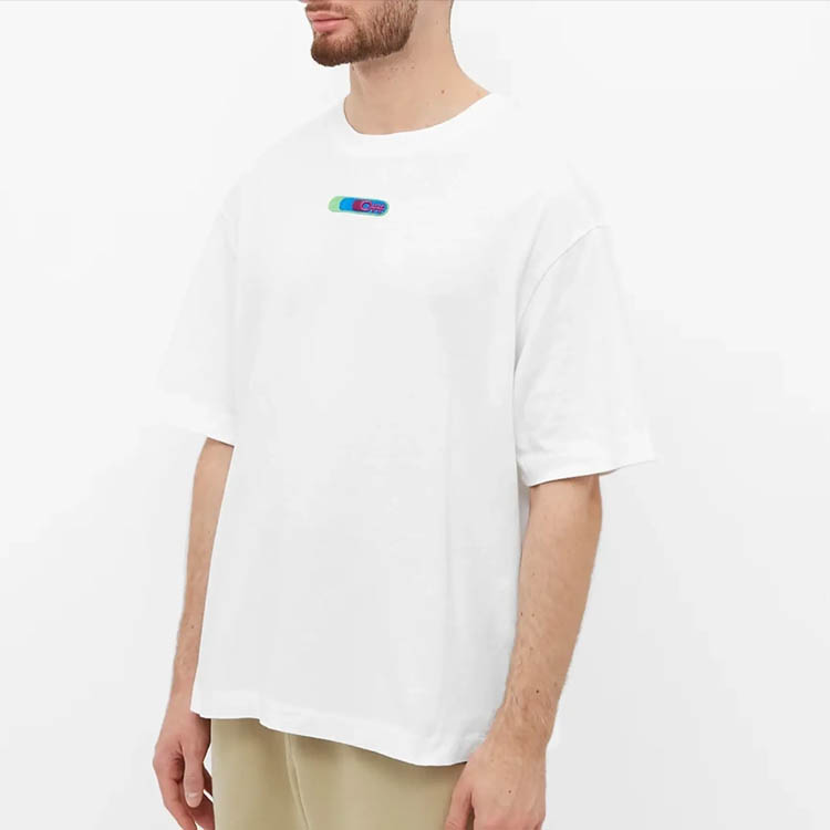 OFF-WHITE Casual Crewneck Short Sleeve T-Shirt White () OMAA120S22JER0020155 圖 6
