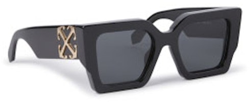 OFF-WHITE Catalina Square Sunglasses Black/Dark Grey (OERI128S24PLA0011007-FR) OFF-WHITE Catalina Square Sunglasses Black/Dark Grey (OERI128S24PLA0011007-FR)