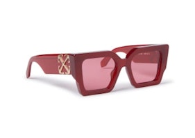 OFF-WHITE Catalina Square Sunglasses Burgundy (OERI128S24PLA0012828-FR) OFF-WHITE Catalina Square Sunglasses Burgundy (OERI128S24PLA0012828-FR)