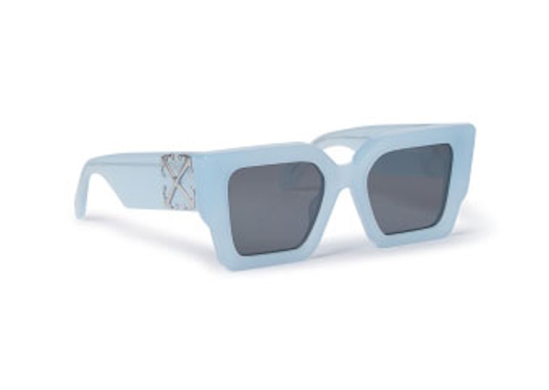 OFF-WHITE Catalina Square Sunglasses Light Blue/Dark Grey (OERI128S24PLA0014007-FR)