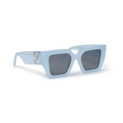 OFF-WHITE Catalina Square Sunglasses Light Blue/Dark Grey (OERI128S24PLA0014007-FR)