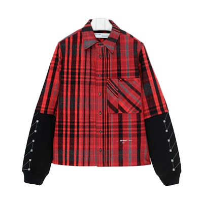 Off-White Checked Shirt Red/Black