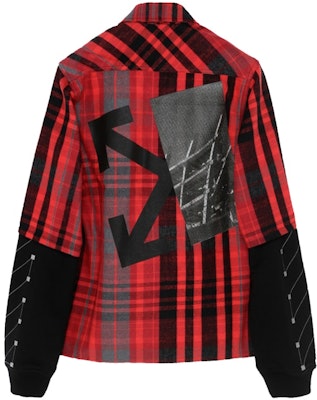 Off-White Checked Shirt Red/Black Order Off-White Checked Shirt Red/Black