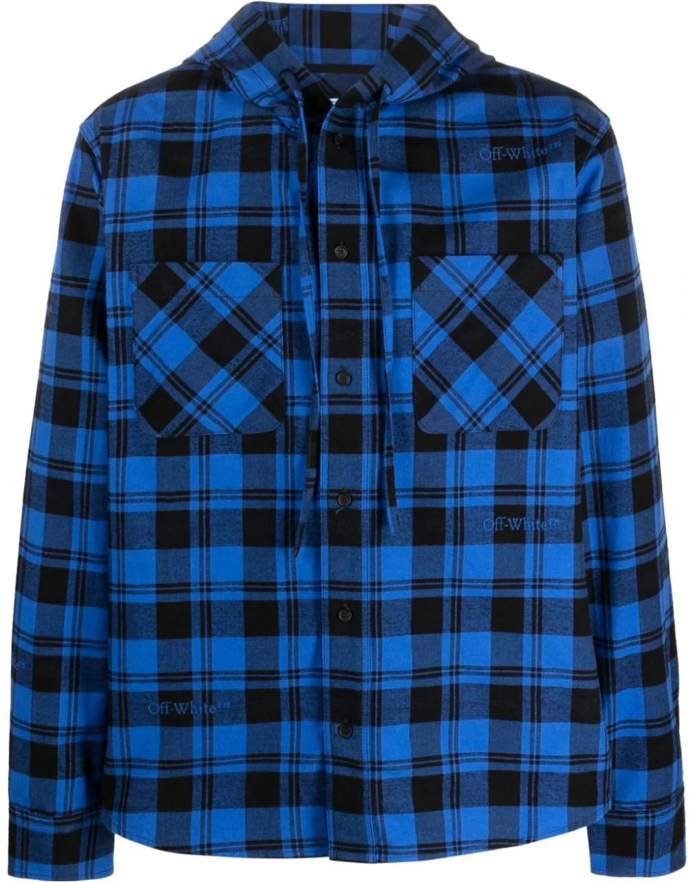off-white-checkered-print-hooded-button-up-jacket-blue-regular-fit-omge-031-f23-fab-0014800