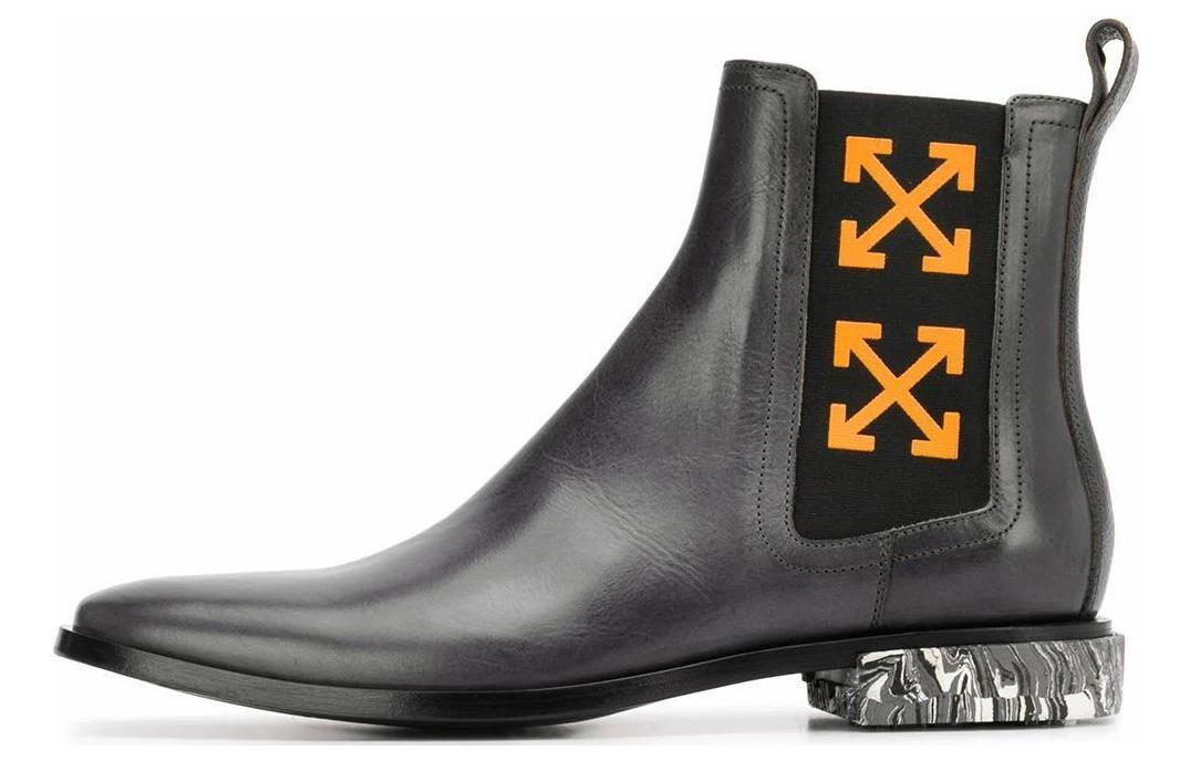 Off-White Chelsea Boot 'Black Leather'