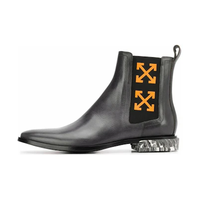 Off-White Chelsea Boot 'Black Leather'