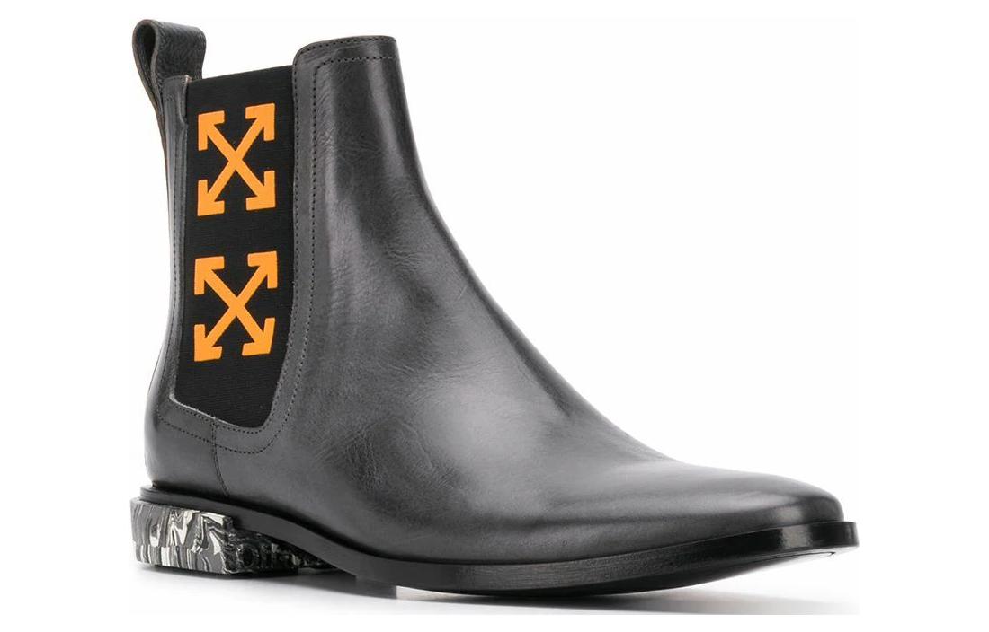 Off-White Chelsea Boot 'Black Leather' 圖 3
