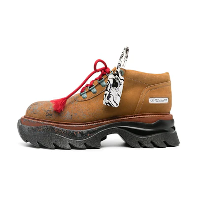Off-White Chunky Ridged Sole Lace Up 'Honey Yellow'
