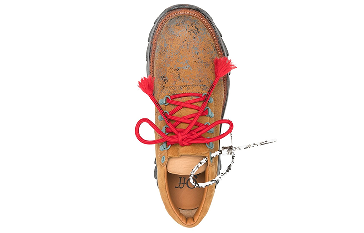 Off-White Chunky Ridged Sole Lace Up 'Honey Yellow' 圖 4