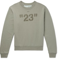 Off-White Class of 2013' Embroidered Sweatshirt Sage Off-White Class of 2013' Embroidered Sweatshirt Sage