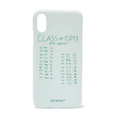 Off-White Class of 2013' Printed IPhone X Case (SS19) Mint Green