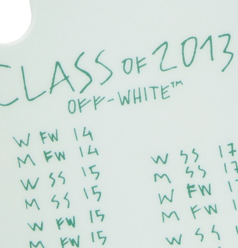 Order 오프화이트 13' 프린트 아이폰X 케이스 (민트)
