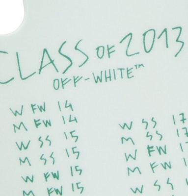 OFF-WHITE 2013級印花iPhone X手機殼(2019春夏系列)薄荷綠 Order OFF-WHITE 2013級印花iPhone X手機殼(2019春夏系列)薄荷綠