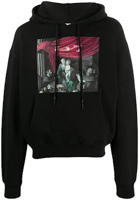 오프화이트 클래식 만화 그래픽 후드티 블랙 루즈핏 OMBB037E20FLE0031010 Order 오프화이트 클래식 만화 그래픽 후드티 블랙 루즈핏 OMBB037E20FLE0031010