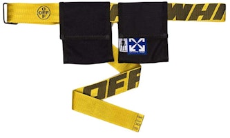 OFF-WHITE Classic Industrial Two Pocket Belt Bag Black/Yellow OFF-WHITE Classic Industrial Two Pocket Belt Bag Black/Yellow